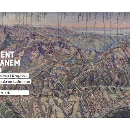 아파트 Blisko Milo Ladnie W Centrum Zakopanego *