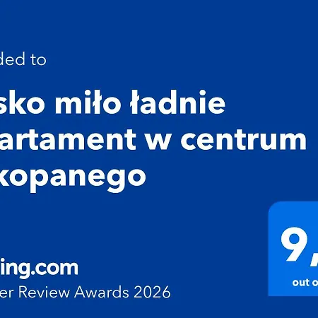 Apartman Blisko Milo Ladnie W Centrum Zakopanego